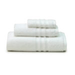 SoftTouch White 3-Piece College Towel Set