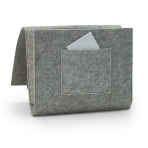 Felt College Bedside Caddy for Lifted Beds