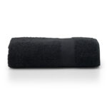 Black Jumbo College Bath Sheet for Campus Living