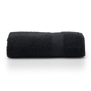 Black Jumbo College Bath Sheet for Campus Living