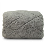 Slate Twin XL College Plush Comforter for Campus Living