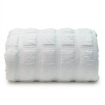 Pleated White Comforter for College Students