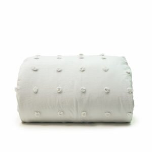 Slate Twin XL College Pom Comforter for Campus Living