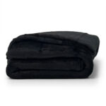 Black College Micro Plush Throw for Campus Living