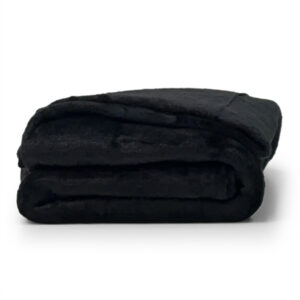 Black College Micro Plush Throw for Campus Living