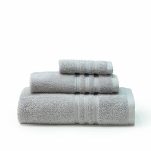 SoftTouch Gray 3-Piece College Towel Set