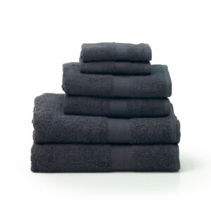 SoftTouch Black 6-Piece College Towel Set