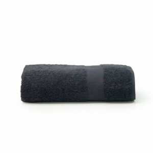 Black Jumbo College Bath Sheet for Campus Living