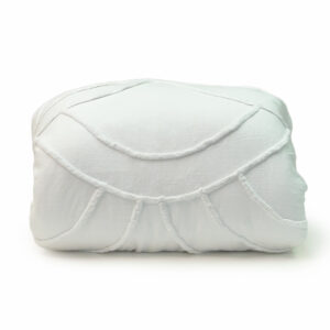 White Twin XL College Tufted Arch Comforter for Campus Living