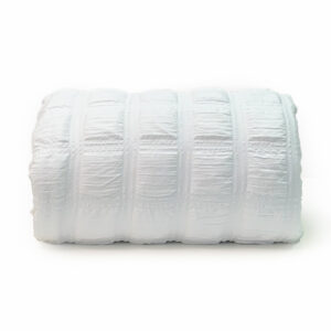 Pleated White Comforter for College Students