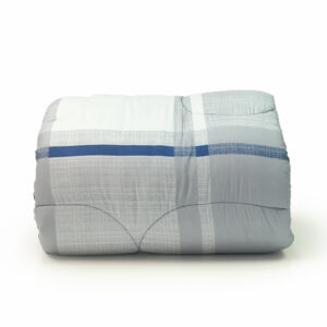 Navy Plaid Twin XL College Reversible Comforter for Campus Living