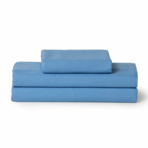 Light Blue Twin XL 3-Piece College Sheet Set