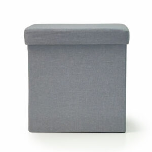 Collapsible College Storage Ottoman for Campus Rooms
